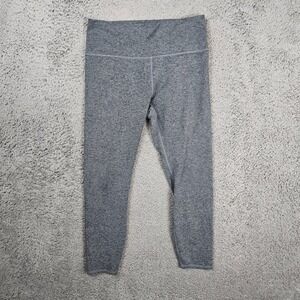 Vuori‎ 28" Gray Crop Leggings High Waist Athletic Athleisure Workout Activewear